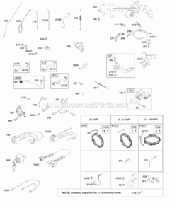 Part Location Diagram of 690874 Briggs and Stratton Spring-governor Link